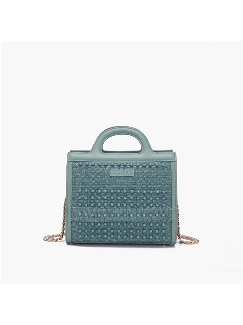 BORSA SHOPPING MALIBU GREEN La carrie | 141M-HM-581-RAE/GREGREEN